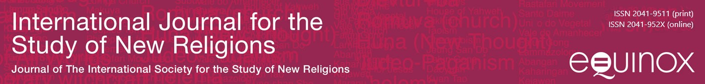International Journal for the Study of New Religions